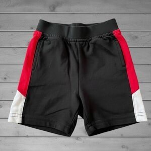 Kids' Black and Red Active Shorts